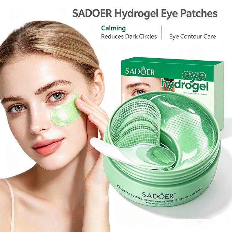 Collagen Under Eye Patches - 60 Stück SADOER Centella Asiatica Kollagen-Augenpatches