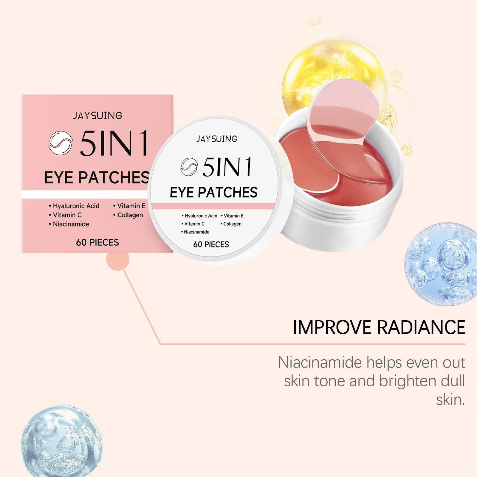 JAYSUING 5-in-1 Augenpatches m – Hyaluronic Acid Facial Serum Bewertung und Preis