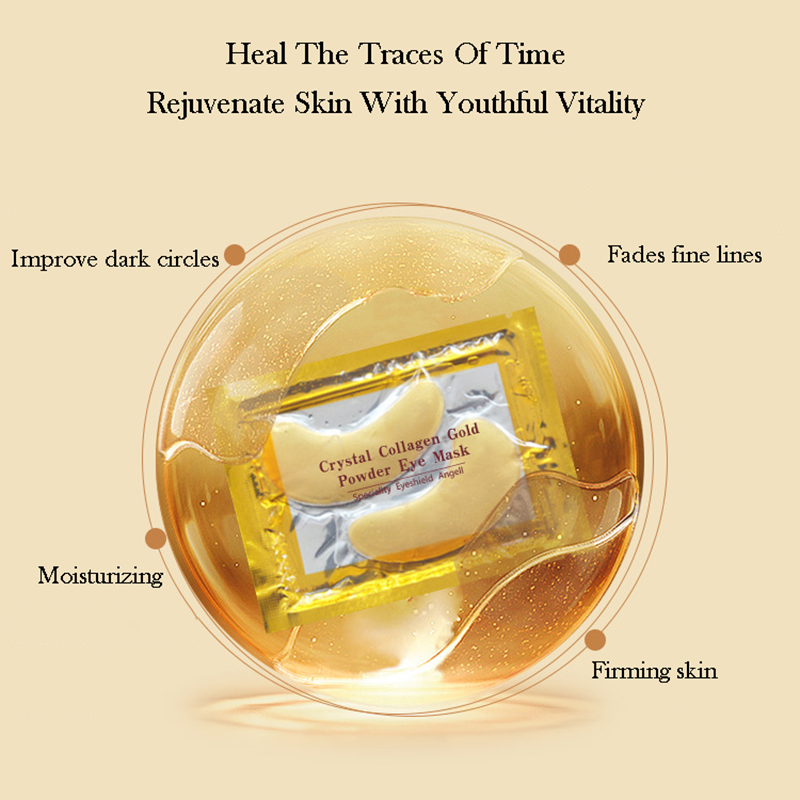 10/20 stücke Goldene Kristall  – Collagen Under Eye Patches Bewertung und Preis