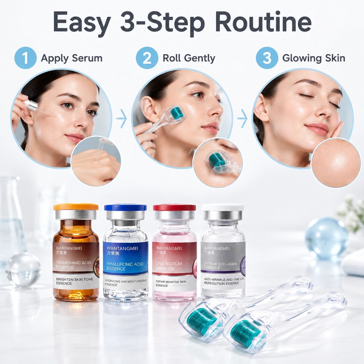Tranexamsäure, Hyaluronsäure,  – Hyaluronic Acid Facial Serum Bewertung und Preis
