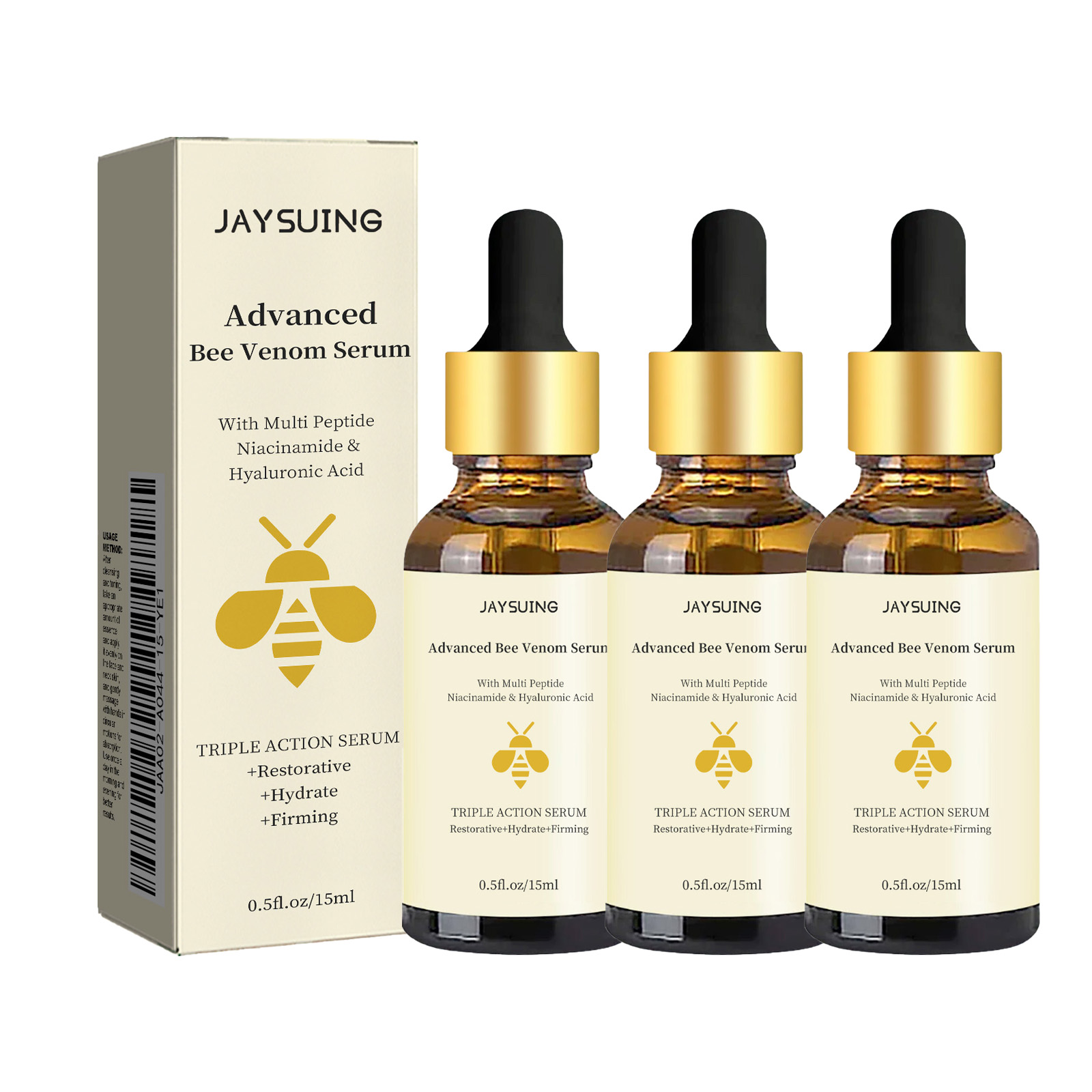 1/2/3 stücke Bee Venom Gesicht – Hyaluronic Acid Facial Serum Bewertung und Preis
