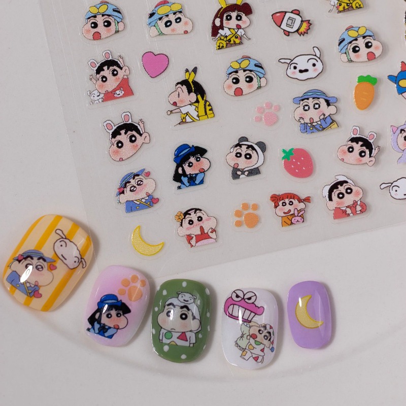 5 Stück Crayon ShinChans 3D-ge – Nail Art Bewertung und Preis