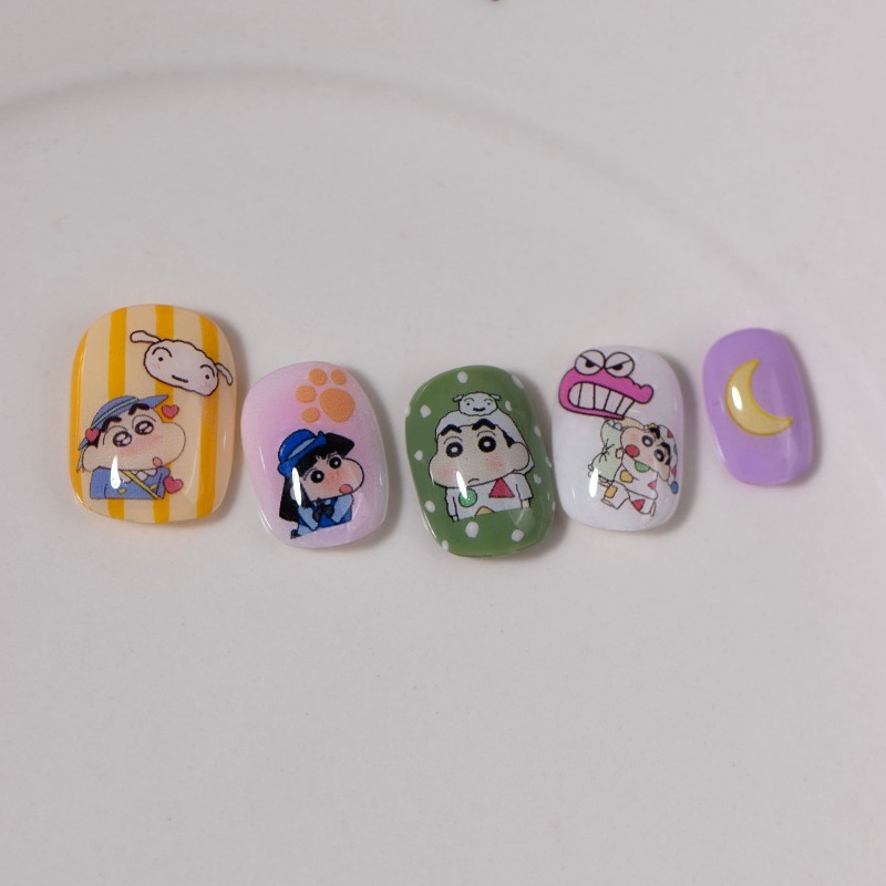 5 Stück Crayon ShinChans 3D-ge – Nail Art Bewertung und Preis