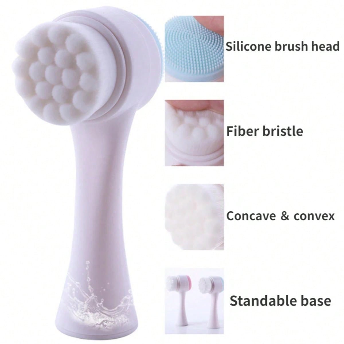 Doppelseitiger Gesichtsreinige – Silicone Face Scrubber Electric Bewertung und Preis