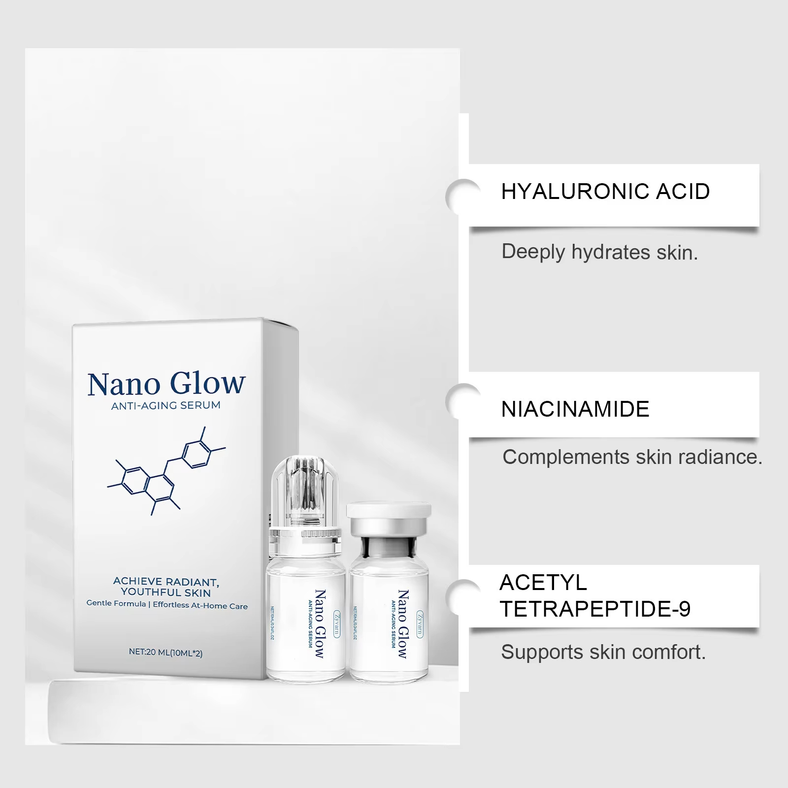2*10ML Gesichts-Hyaluronsäure- – Hyaluronic Acid Facial Serum Bewertung und Preis